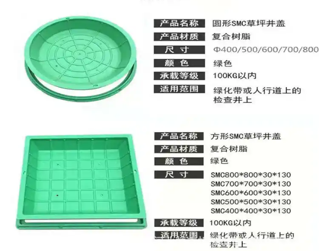 阿拉尔树脂复合种植井盖展示